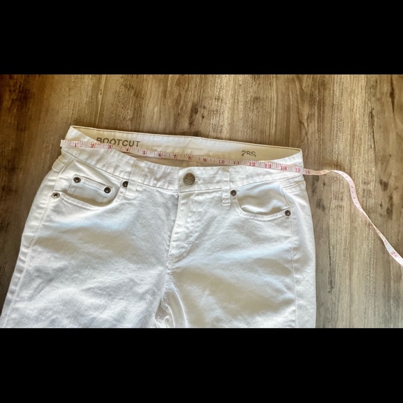 J.Crew white denim bootcut 28 S - Picture 13 of 15